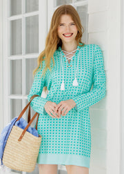 Flora Lace Up Hooded Cover Up | Includes Plus Size