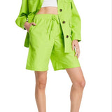 Topshop Drawstring Shorts in Light Green Size 2 US from Nordstrom