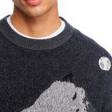 Hugo Sermatt Long Sleeve Crewneck Wool Sweater