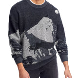 Hugo Sermatt Long Sleeve Crewneck Wool Sweater