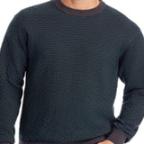 Hugo Sonderson Novelty Cotton Sweater Dark Gray