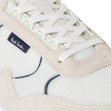 Paul Smith Men's Will Mixed Media Low Top Sneaker White Size 10