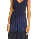 Ted Baker London Julote Flippy Knit Skater Dress in Navy , Size 0