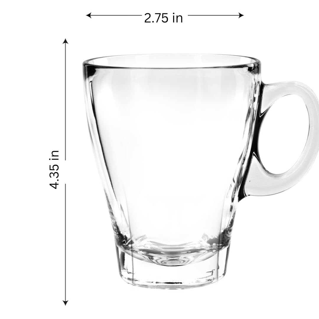 Glass Americano Coffee Cup - 12oz