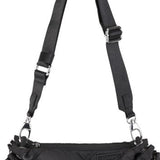 Ganni Small Quilted Recycled Polyester Duffle Bag Black
