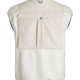 Jack & Jones Men's Theis Active Fleece Vest White Size Large