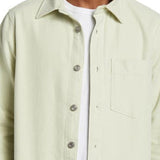 Nn07 Peter 1868 Organic Cotton Button-Up Overshirt In Mint Size Xx-Large