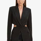 Bardot Cassian Cutout Blazer Black Size XS