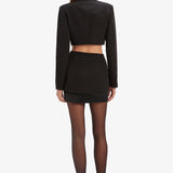Bardot Cassian Cutout Blazer Black Size XS