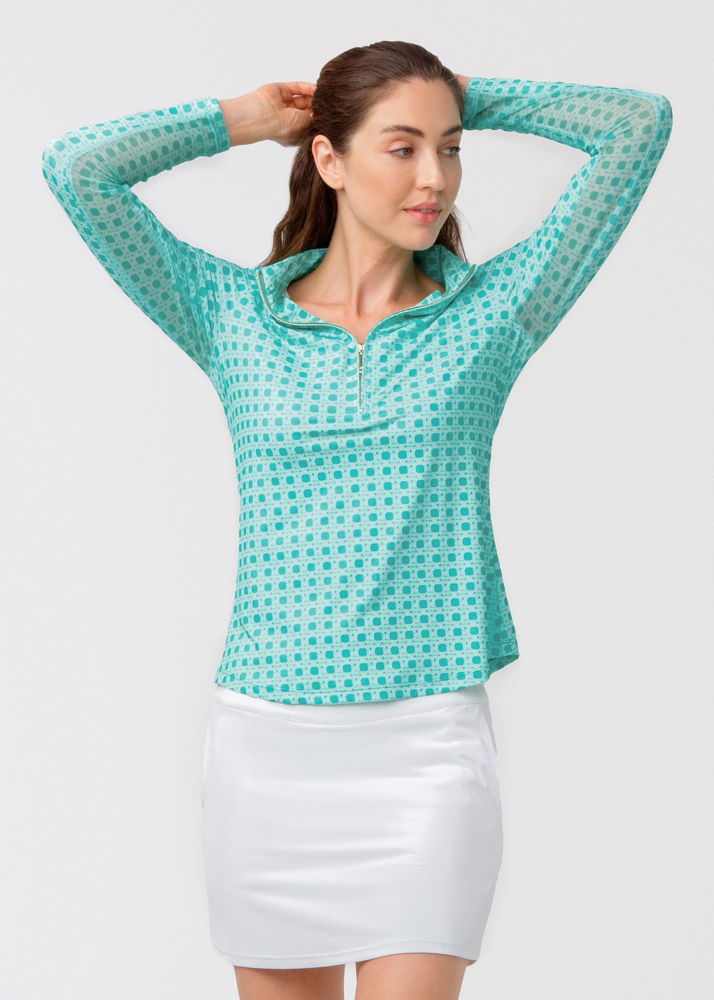 Flora 1/4 Zip Sport Top