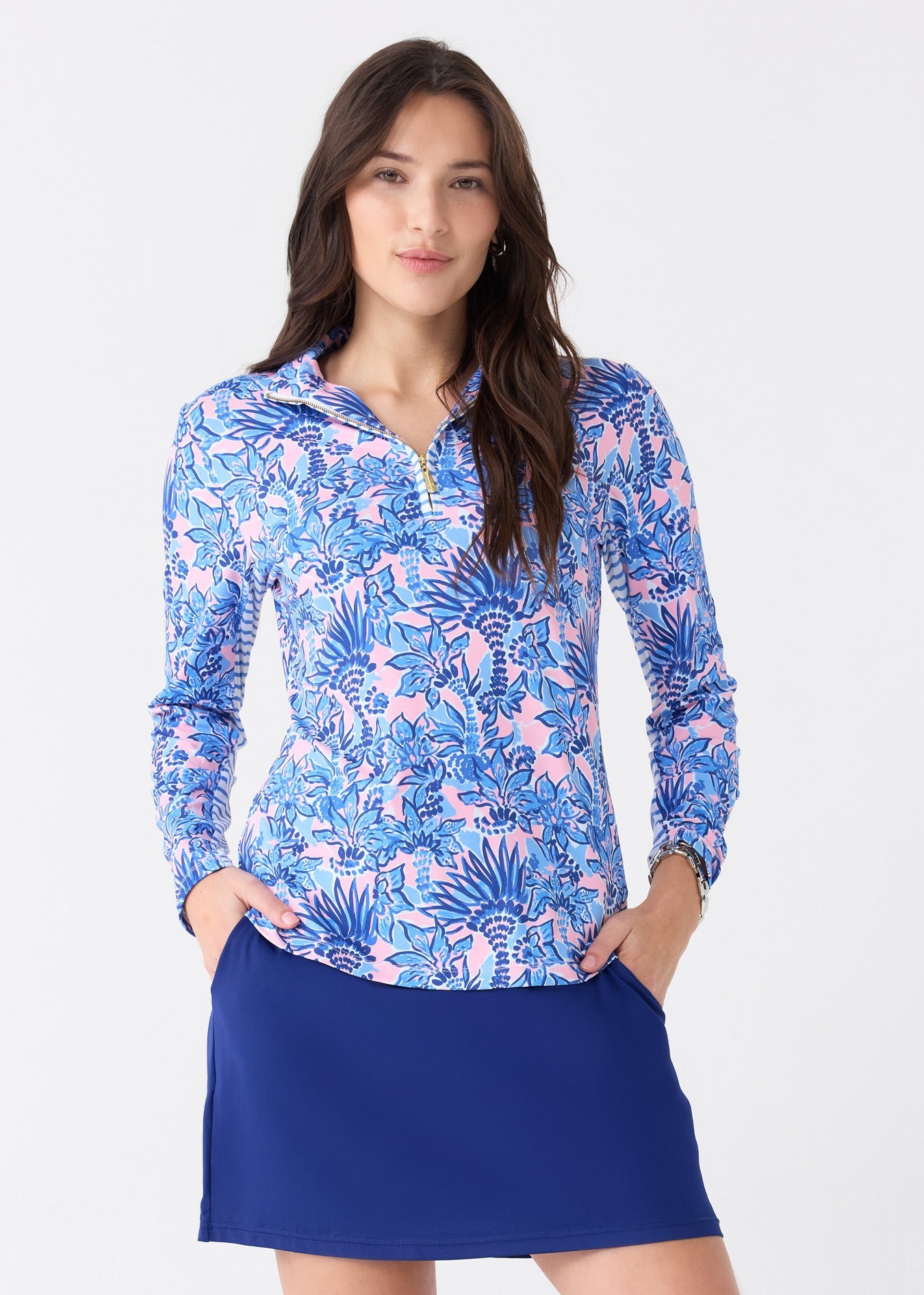 Palm Beach 1/4 Zip Sport Top | Includes Plus Size