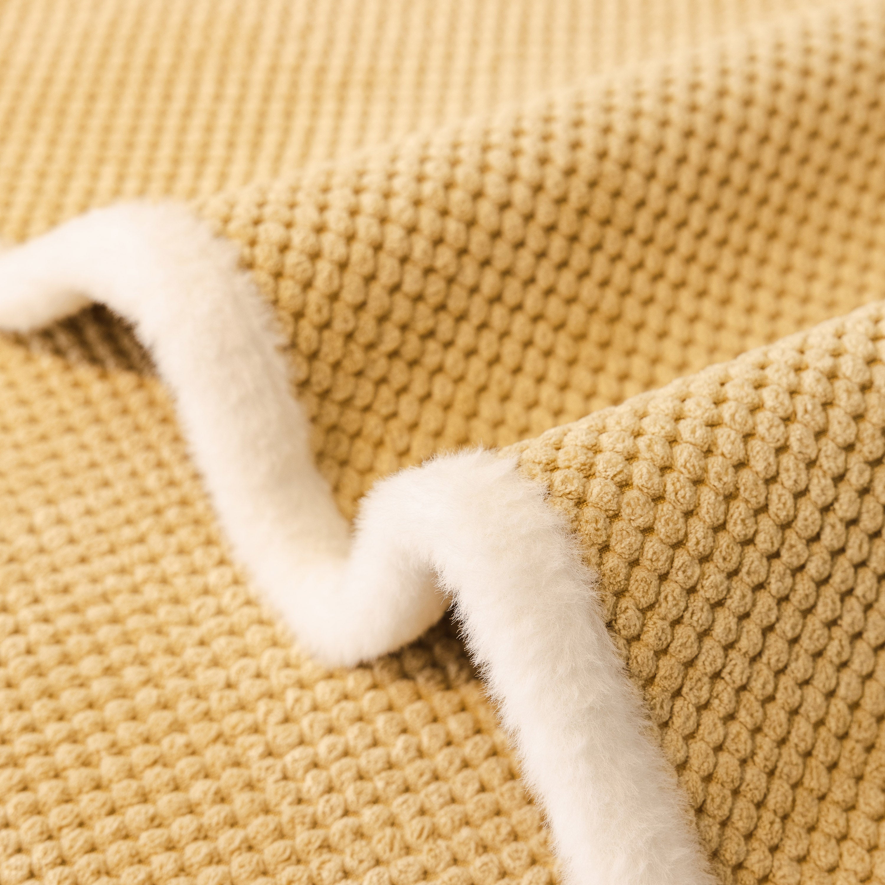 Washable Sofa Throw Pad, Non-slip Sofa Mat Cozy Couch Slipcover With Soft Furry Trim