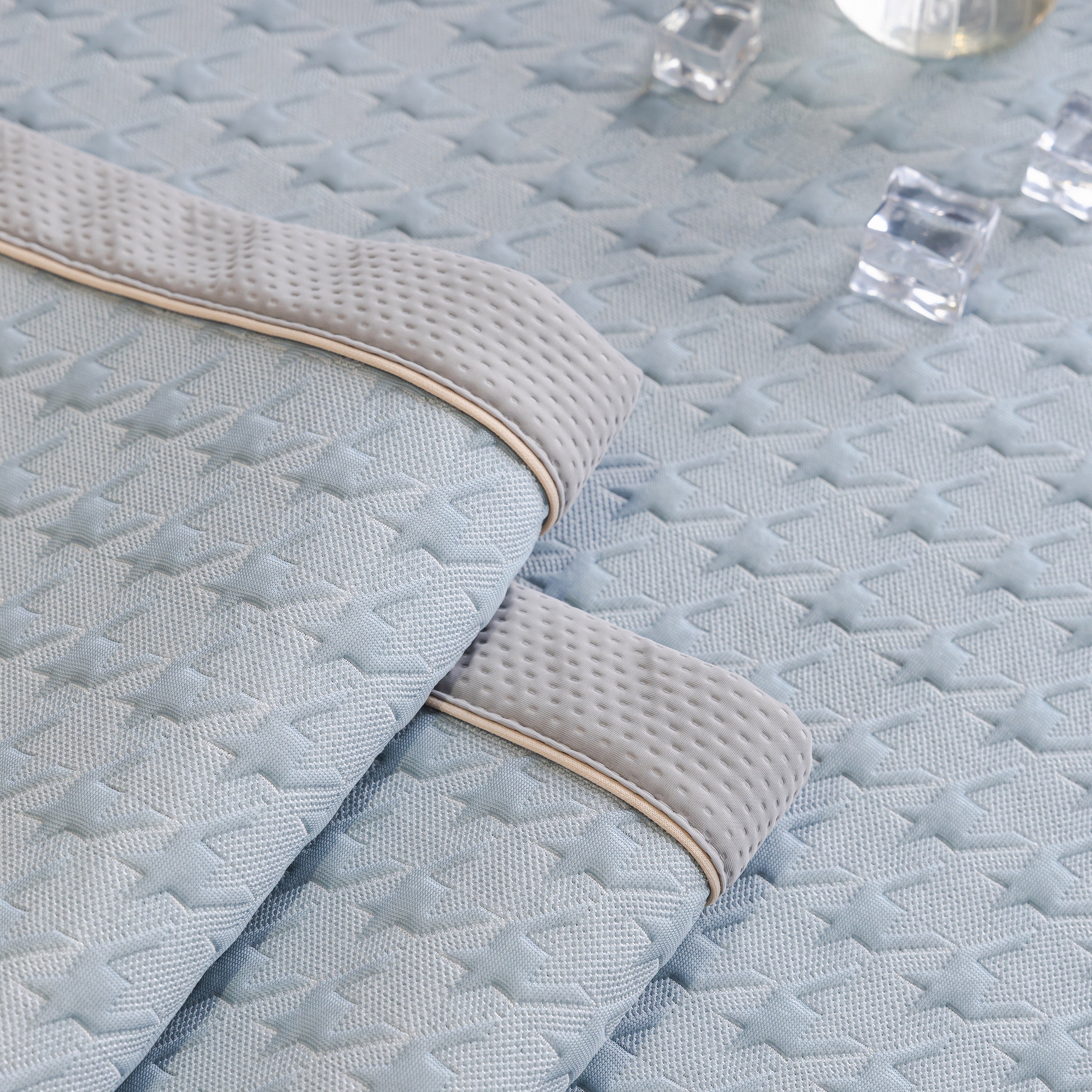 Houndstooth Ice Silk Breathable Sofa Cover, Modern Non-slip Summer Couch Protector