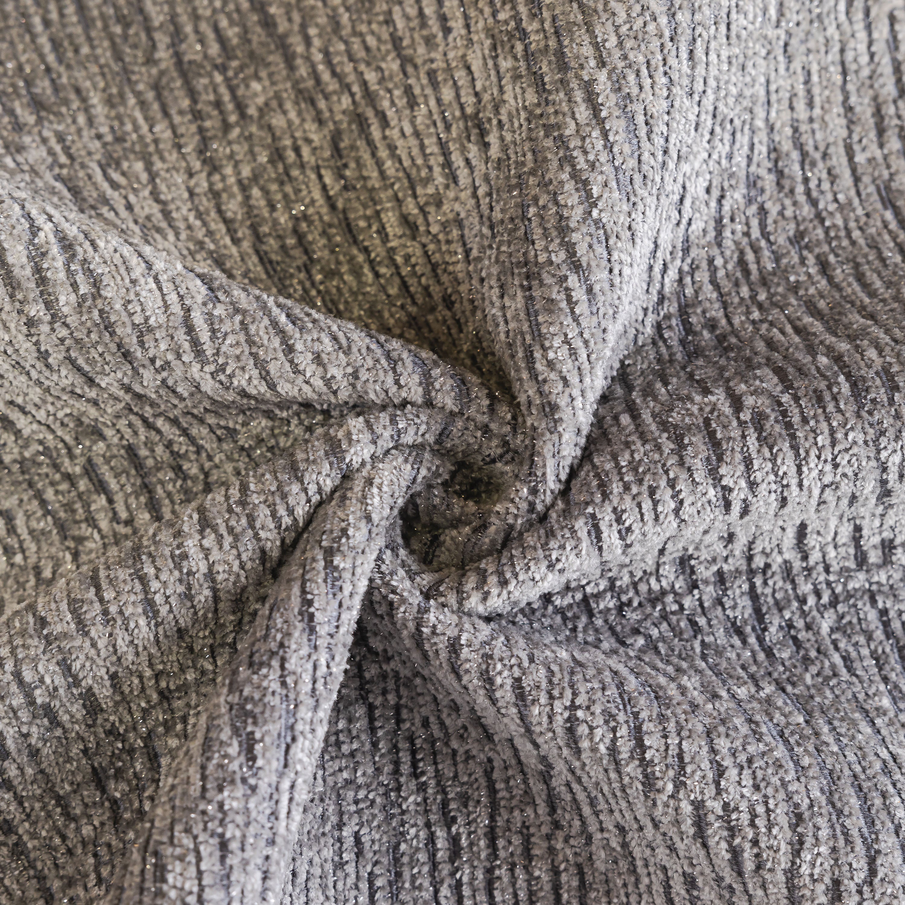 Chenille Couch Cover With Scalloped Edge, Non-slip Modular Slipcover Sectional