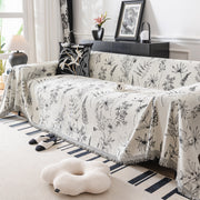 Chenille Giverny Couch Cover, Cozy Blankets For Sofa And Couch, Slip Covers For Couch Sectional