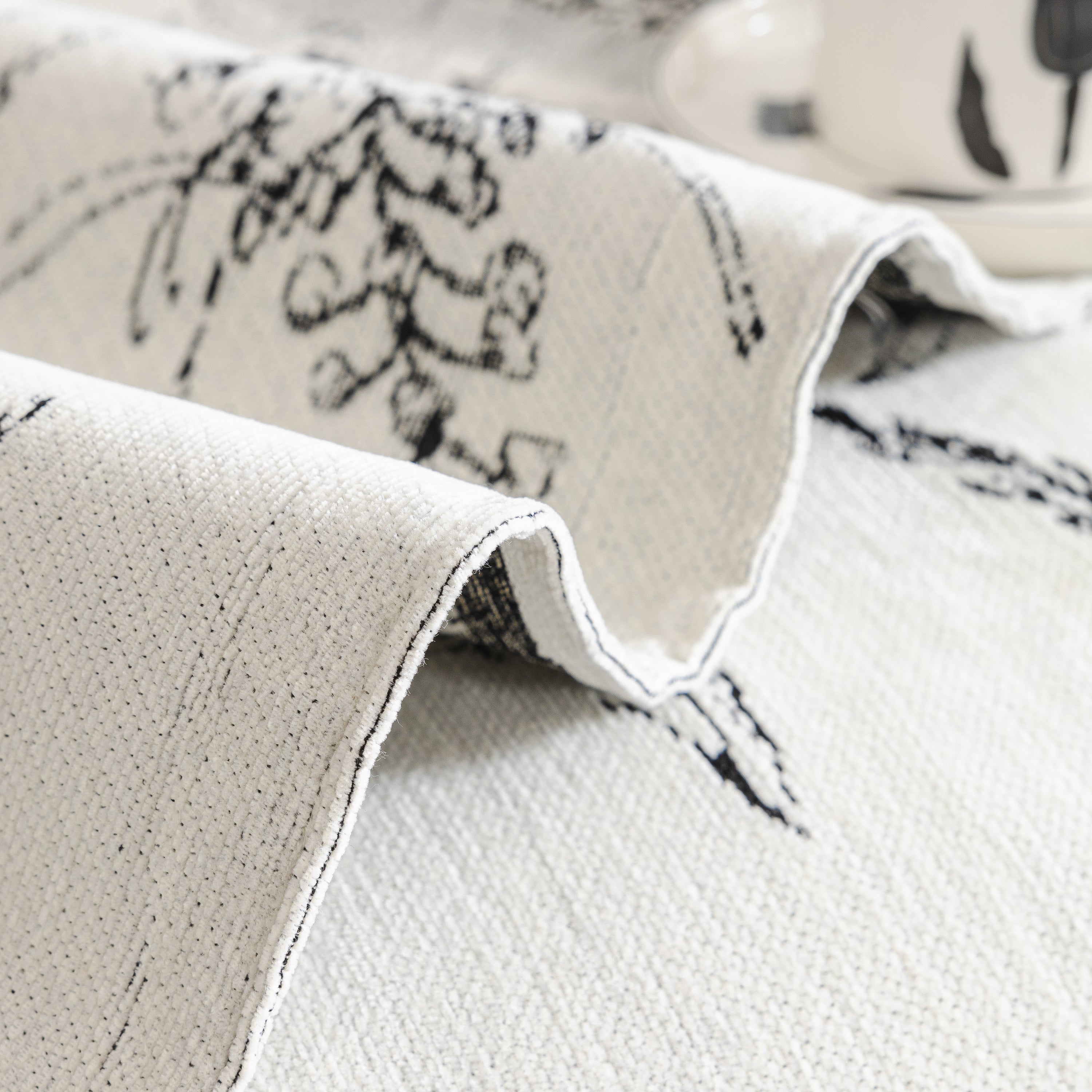 Chenille Giverny Couch Cover, Cozy Blankets For Sofa And Couch, Slip Covers For Couch Sectional