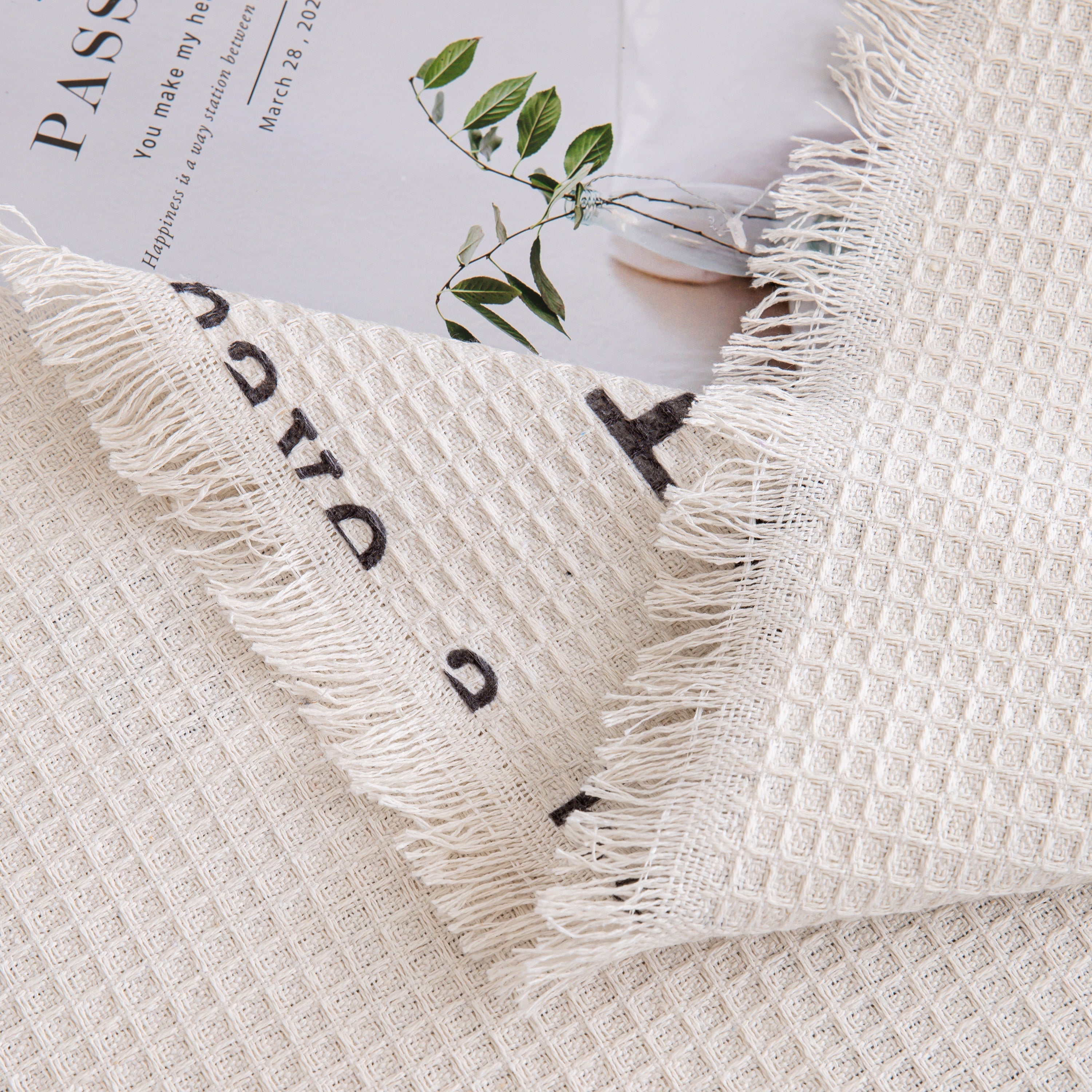 Chenille Sofa Cover Throw, Smile Couch Cover Blanket Throws For Couches, Soft Sofa Towel