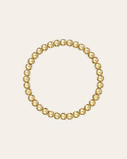 5mm Gold Bead Bracelet
