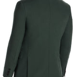 Hugo Boss Men's Modern Fit Super Flex Wool Blend Suit Green Size 36