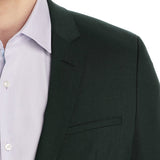 Hugo Boss Men's Modern Fit Super Flex Wool Blend Suit Green Size 36