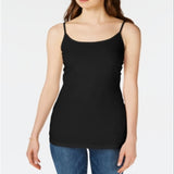 Maison Jules Women's Long Camisole Black  Size Large