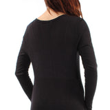 Maison Jules Women's Scoop Neck Top Black Size X-Large