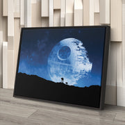 Death Star Poster Star Wars™ Movie Canvas Wall Art Decor - Galactic Wall Art