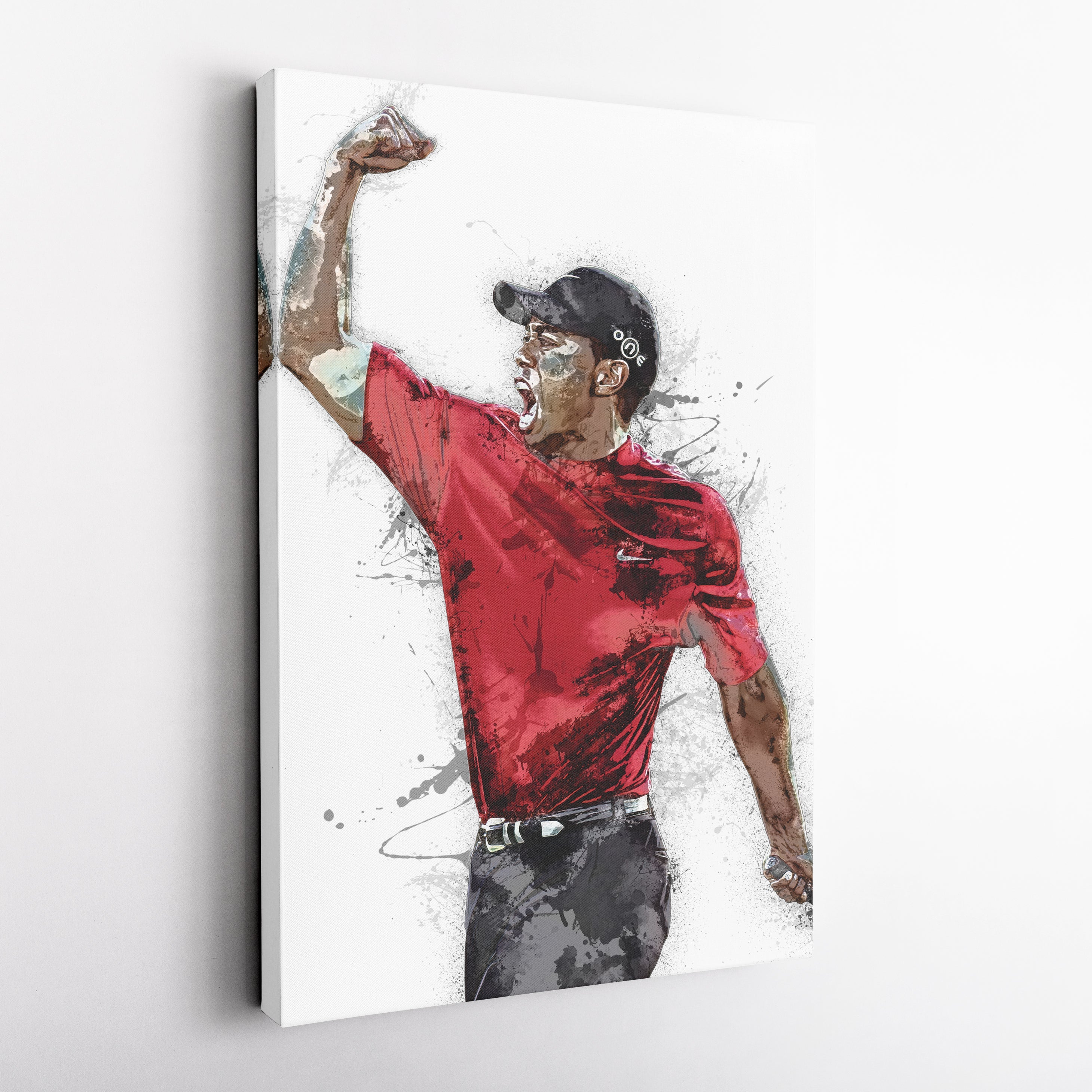 Tiger Woods Canvas Art Masters Celebration Wall Decor