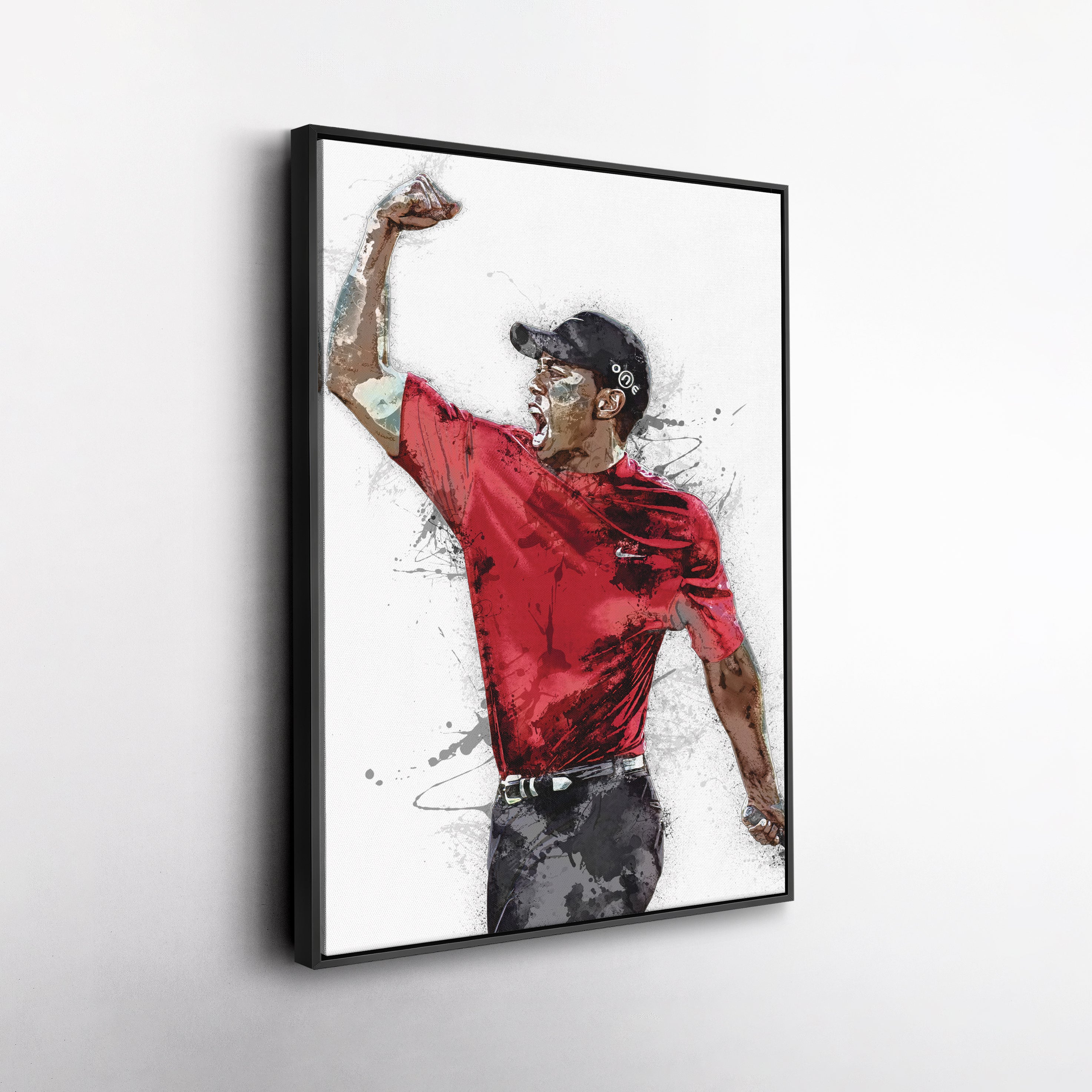 Tiger Woods Canvas Art Masters Celebration Wall Decor