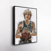 Larry Bird Canvas Art Boston Celtics Wall Decor