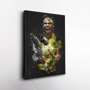 Rafael Nadal Canvas Print – Iconic Tennis Wall Art For Man Cave Or Home