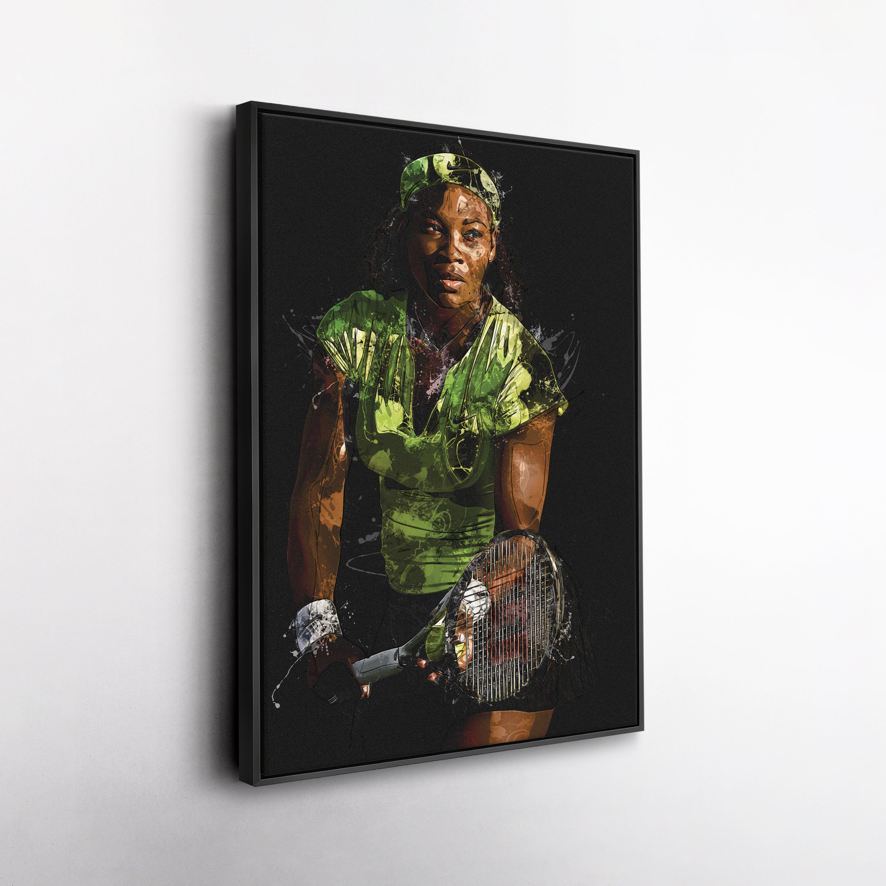 Serena Williams Canvas Art Tennis Legend Wall Decor