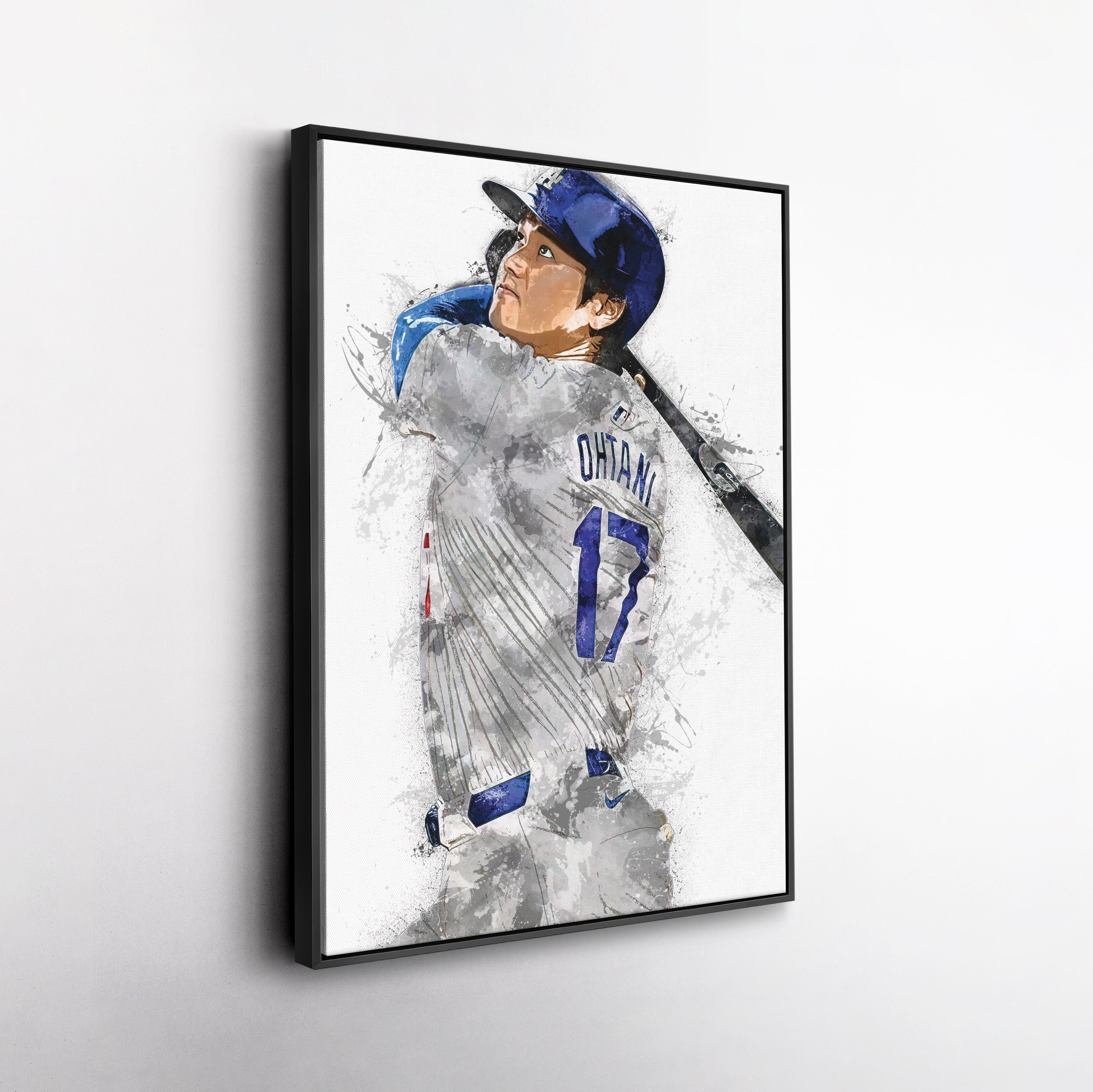 Shohei Ohtani Canvas Art Los Angeles Dodgers Wall Decor