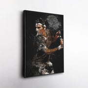 Roger Federer Canvas Print – Iconic Tennis Wall Art For Man Cave Or Home