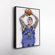 Nikola Jokic Canvas Art Denver Nuggets Wall Decor