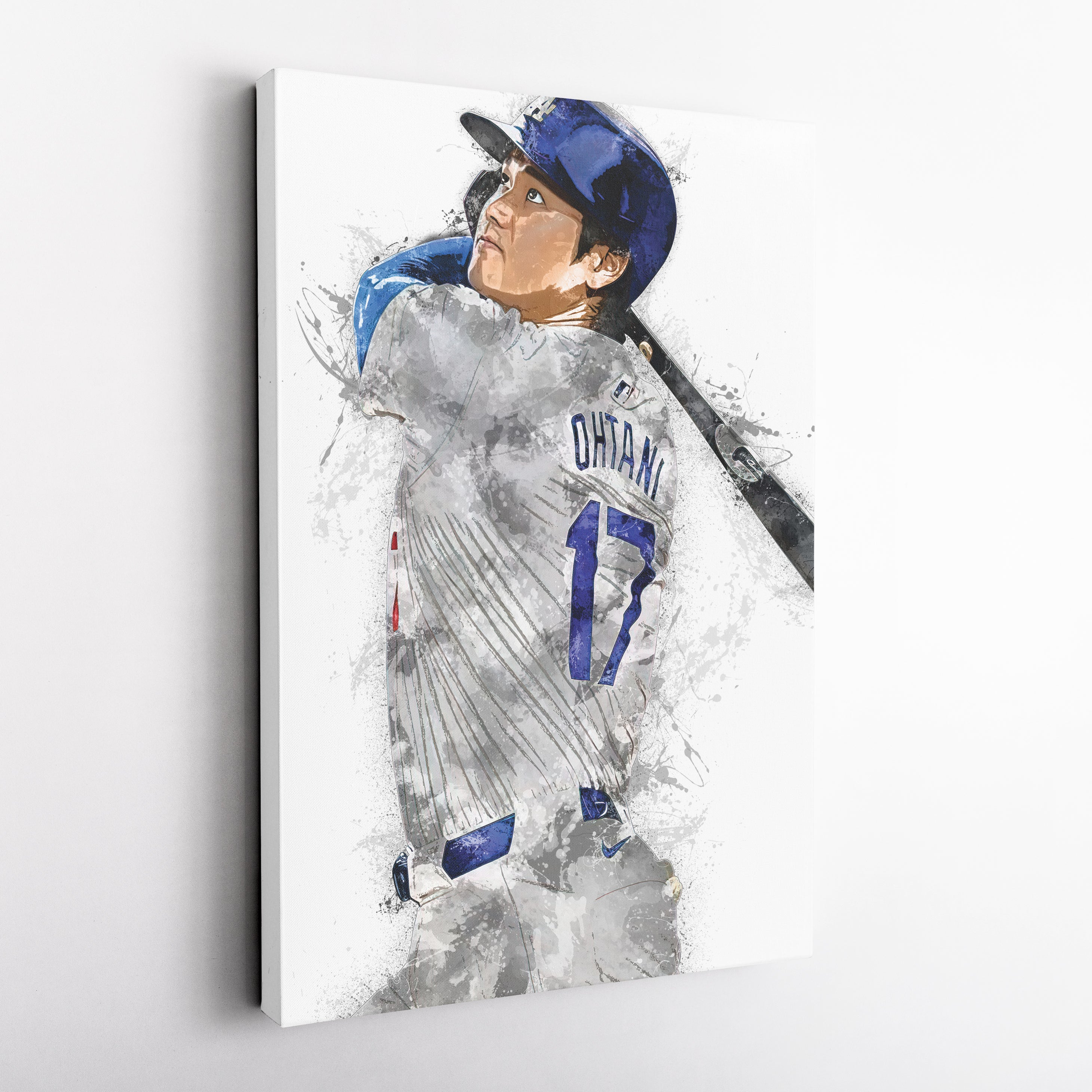 Shohei Ohtani Canvas Art Los Angeles Dodgers Wall Decor