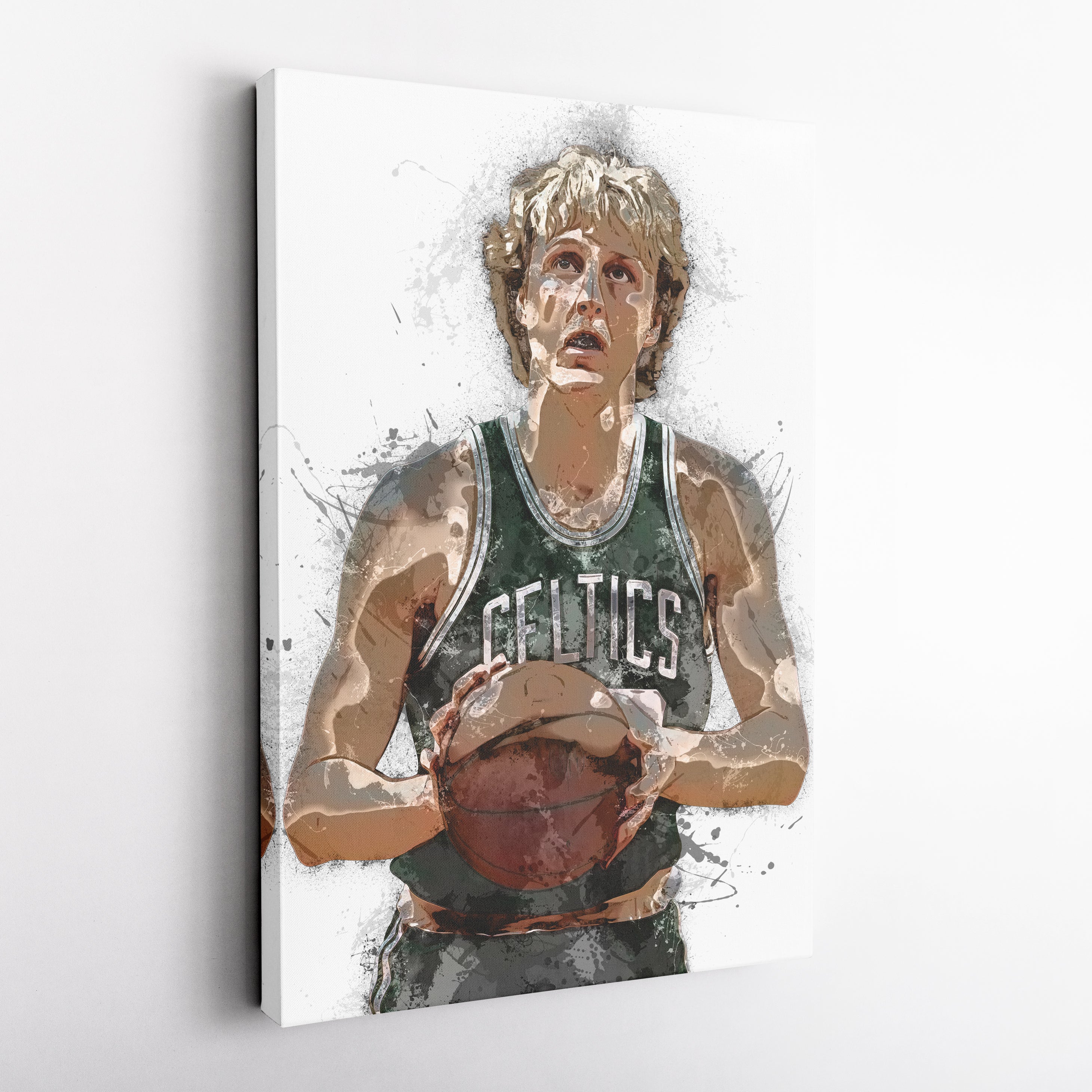 Larry Bird Canvas Art Boston Celtics Wall Decor