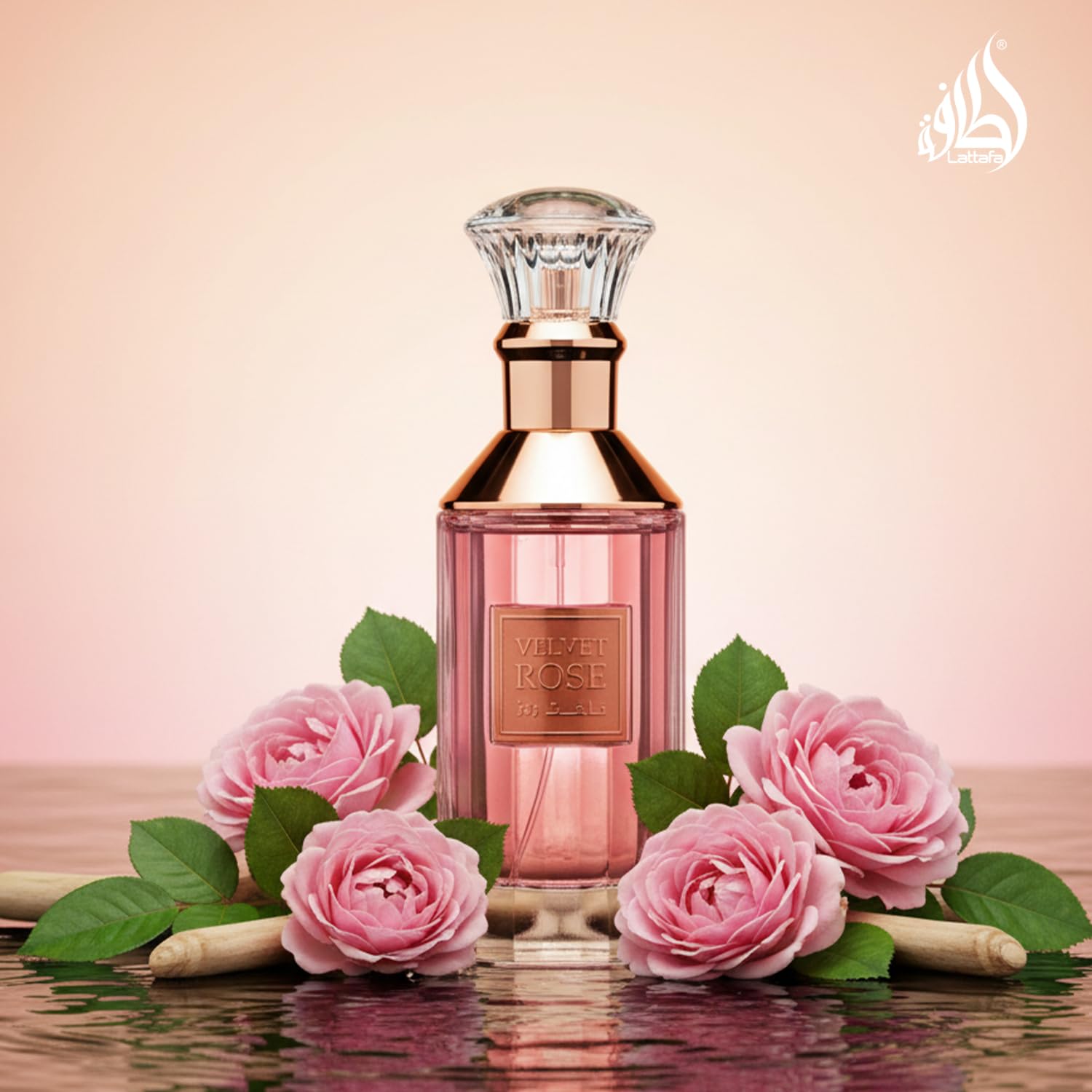 Lattafa Velvet Rose Eau De Parfum, 100 Ml / 3.4 Oz, Floral Musky Fragrance For Men & Women