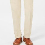 Ralph Lauren Men's Classic Regular Fit Corduroy Double Reverse Pleated Dress Pants Beige Size 44X30