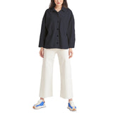 Black Tape Women's Two Pocket Cotton Shacket Black Size X-Small