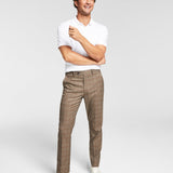 Alfani Men's Slim Fit Suit Pants Brown Size 30X32