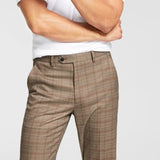 Alfani Men's Slim Fit Suit Pants Brown Size 30X32