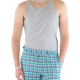 Lauren Ralph Lauren Mens Madras Plaid Classic Fit Dress Pants Green Size 34X34