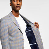 Tommy Hilfiger Men's Modern Fit Check Blazer Brown Size 44