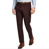 Ralph Lauren Men's Classic Fit Cotton Stretch Dress Pants Wine Red Size 33X32