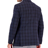 Tommy Hilfiger Men's Modern Fit Check Sport Coat Blue Size 42