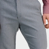 Tommy Hilfiger Men's Modern Fit Th Flex Stretch Patterned Performance Pants Blue/White Size 36X30