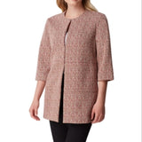 Tahari ASL Women's Pink Jacket Size Medium