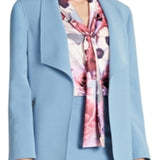 Tahari Asl Women's Black Midi Topper Jacket in Size Large