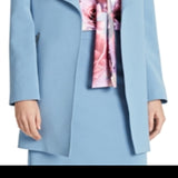Tahari Asl Women's Black Midi Topper Jacket in Size Large